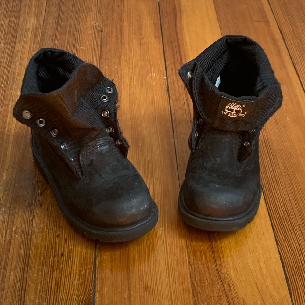 TIMBERLAND TODDLER CLASSIC ROLL-TOP BOOTS SIZE 9